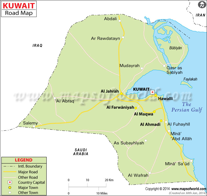 kuwait-road-map