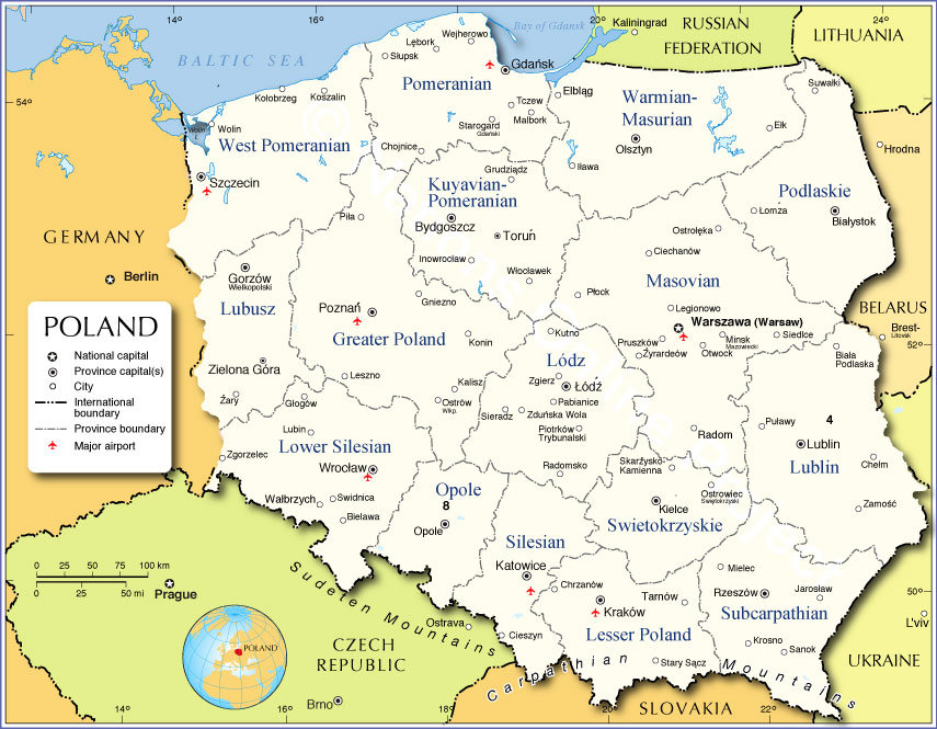 poland-administrative-map