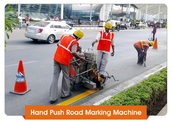 Hand Push Road Marking Machine