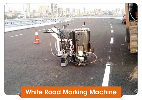 White Road Marking Machine